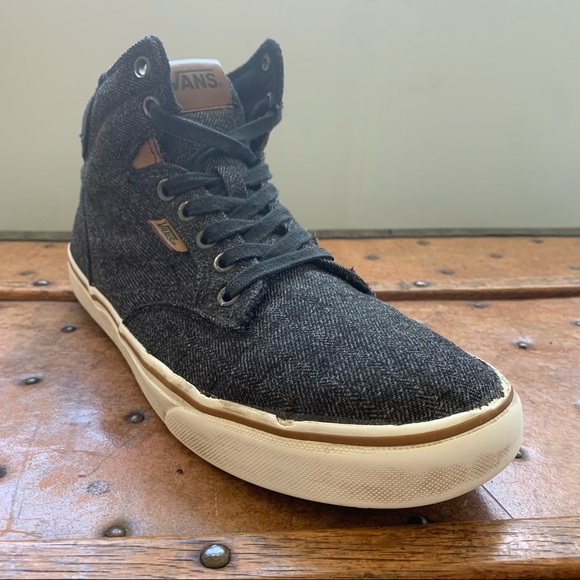 Vans Shoes | Vans Winston High Top Skate Shoes Size 8 721356 | Color: Black/Gray | Size: 8 | Pm-42017744's Closet